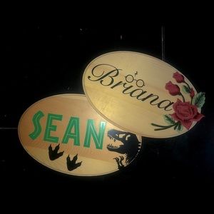 personalized name plate